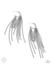 Load image into Gallery viewer, Copious Caliber - Silver hoop earring Aug 2024 Magnificent Musings FF A051
