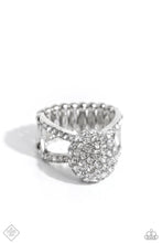 Load image into Gallery viewer, Polished Pageant- White ring A038
