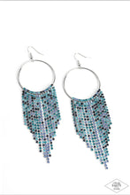 Load image into Gallery viewer, Streamlined Shimmer - Blue Earring PINK DIAMOND Exclusive D008

