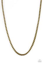 Load image into Gallery viewer, No ENDGAME in Sight - Brass urban men’s necklace B002
