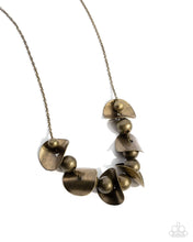 Load image into Gallery viewer, First Come First CURVE - Brass Necklace B092

