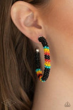 Load image into Gallery viewer, Bodaciously Beaded - multi hoop earring B095
