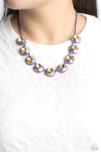 Load image into Gallery viewer, Combustible Command - Purple necklace G050
