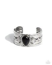 Load image into Gallery viewer, Canyon Cantina - Black cuff bracelet F053
