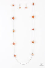 Champagne On The Rocks - Orange necklace 1594
