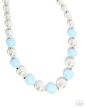 Load image into Gallery viewer, 2 pc SET: Lacy Lady Blue necklace + bracelet G033
