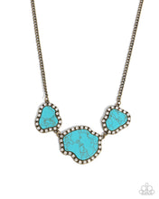 Load image into Gallery viewer, 2 pc SET: Digging Deep - Brass necklace + bracelet G033
