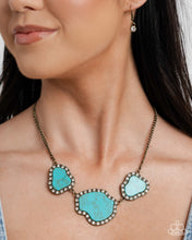 Load image into Gallery viewer, 2 pc SET: Digging Deep - Brass necklace + bracelet G033
