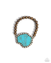 Load image into Gallery viewer, 2 pc SET: Digging Deep - Brass necklace + bracelet G033
