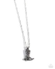 Load image into Gallery viewer, Collectable Cowboy - Silver necklace Exclusive Black Diamond Encore C020
