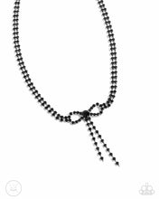 Load image into Gallery viewer, 2 pc SET: Dapper Delicacy - Black necklace + bracelet G033
