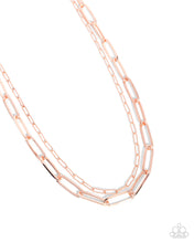 Load image into Gallery viewer, 2 pc SET: Monochromatic Matinee - Copper necklace + bracelet G033

