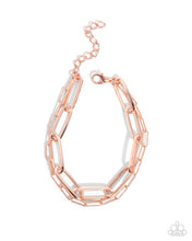 Load image into Gallery viewer, 2 pc SET: Monochromatic Matinee - Copper necklace + bracelet G033
