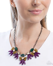 Load image into Gallery viewer, Folklore Flair - Purple Necklace G033

