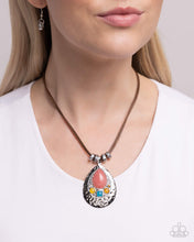 Load image into Gallery viewer, Admirably Artisan - Pink necklace G034
