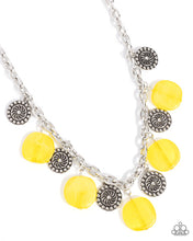 Load image into Gallery viewer, Worthwhile Wheels - Yellow necklace G034
