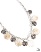 Load image into Gallery viewer, Worthwhile Wheels - White necklace G034
