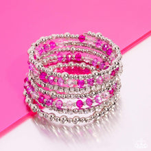 Load image into Gallery viewer, ICE Knowing You - Pink coil bracelet PINK DIAMOND EXCLUSIVE E080/E081
