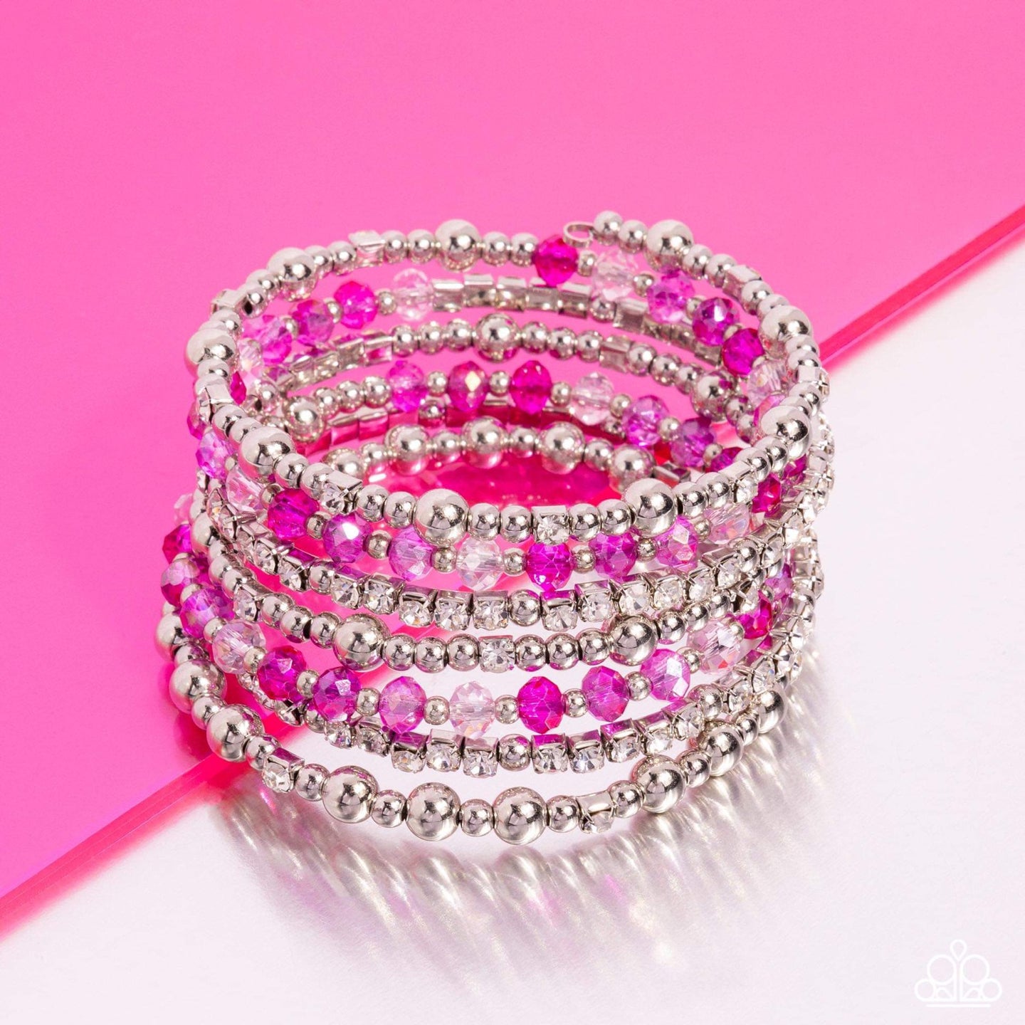 ICE Knowing You - Pink coil bracelet PINK DIAMOND EXCLUSIVE E080/E081