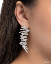 Load image into Gallery viewer, Scattered Surety - White post earring EXCLUSIVE G027
