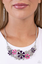 Load image into Gallery viewer, Blooming Practice - purple necklace E016
