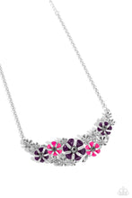 Load image into Gallery viewer, Blooming Practice - purple necklace E016
