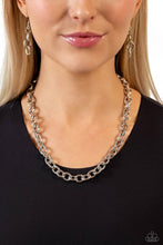 Load image into Gallery viewer, Things have CHAIN-ged - silver necklace E016
