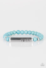 Load image into Gallery viewer, Fearless Faith  - Blue bracelet A035
