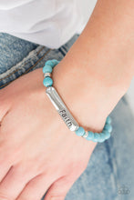 Load image into Gallery viewer, Fearless Faith  - Blue bracelet A035
