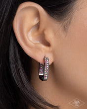 Load image into Gallery viewer, Sinuous Silhouettes - Red earring Pink Diamond Exclusive B108
