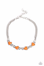 Load image into Gallery viewer, Smitten Sweethearts  - orange bracelet ff exclusive june 2023 E081
