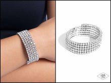 Load image into Gallery viewer, The GLOW Digger - white coil bracelet E046
