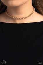 Load image into Gallery viewer, Never lose rope - gold choker ff exclusive june 2023 E081
