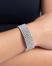 Load image into Gallery viewer, The GLOW Digger - white coil bracelet E046
