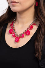 Load image into Gallery viewer, Venetian Vacation - pink necklace 544
