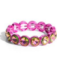Load image into Gallery viewer, Radiant on Repeat - Pink Bracelet Pink Diamond Exclusive D018
