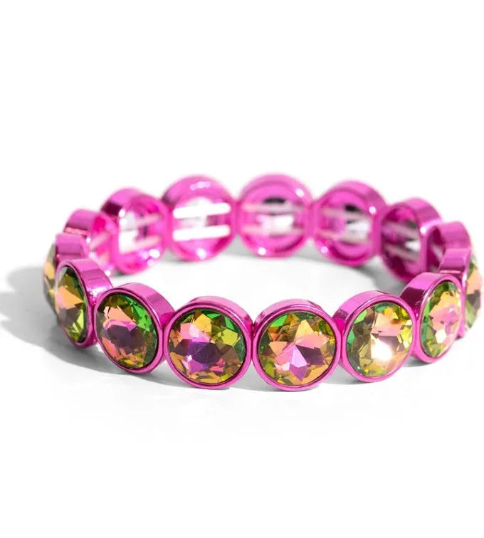 Radiant on Repeat - Pink Bracelet Pink Diamond Exclusive D018