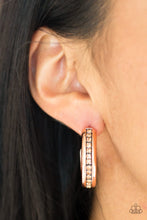 Load image into Gallery viewer, 5th Avenue Fashionista - copper hoop earring 1594
