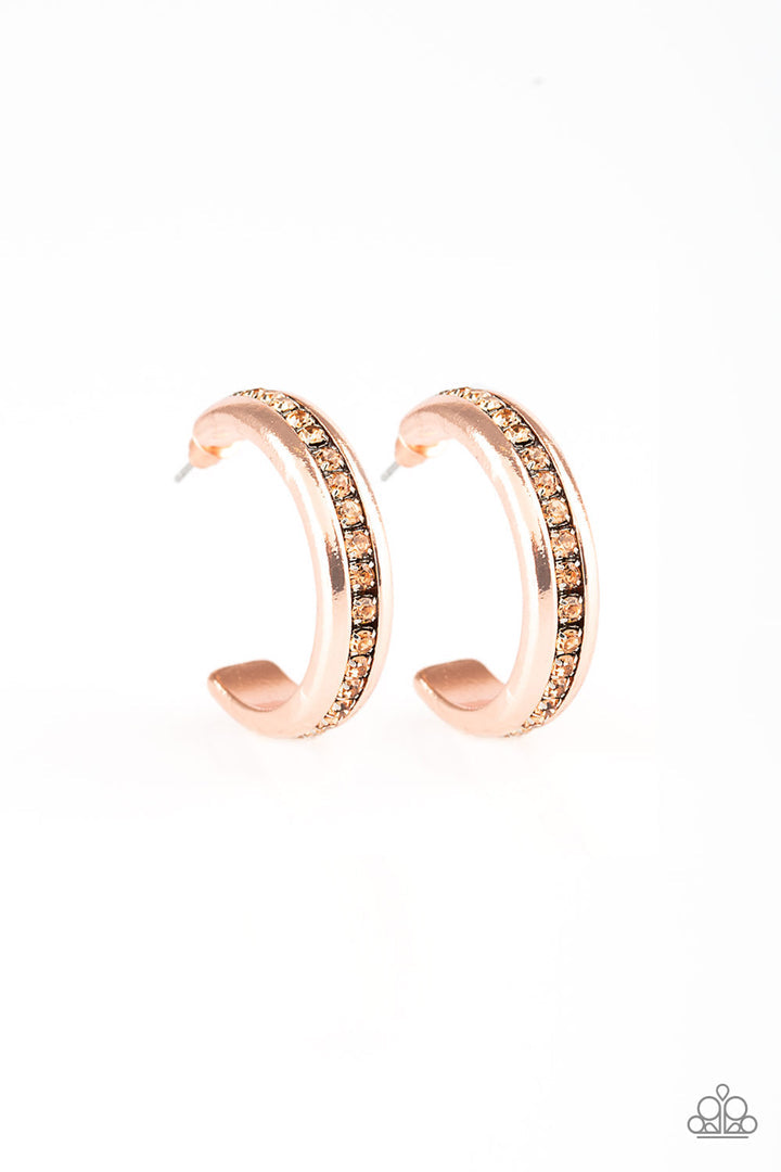 5th Avenue Fashionista - copper hoop earring 1594