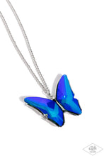 Load image into Gallery viewer, Social Butterfly Effect - Blue necklace
