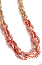 Load image into Gallery viewer, Statement Season - orange necklace conv 2024 E077
