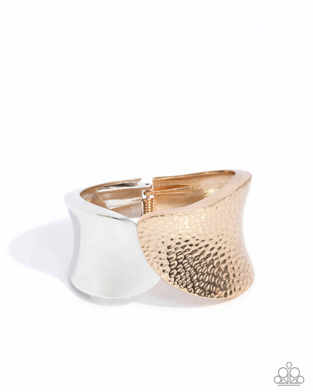 Burnished Balance - Multi hinge bracelet D080