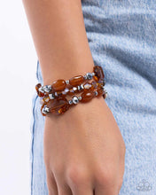 Load image into Gallery viewer, Let's Groove Tonight - Brown Bracelet E044
