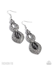 Load image into Gallery viewer, Notably Noir - Silver earring JULY 2025 FF E082
