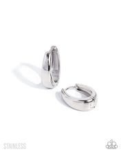 Load image into Gallery viewer, Stainless Stroll - Silver Stainless Steel Hinge Hoop earring APRIL 2026 LOP G053
