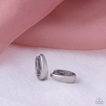 Load image into Gallery viewer, Stainless Stroll - Silver Stainless Steel Hinge Hoop earring APRIL 2026 LOP G053
