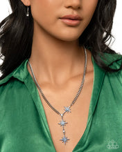 Load image into Gallery viewer, Stellar Story - Blue Necklace F024
