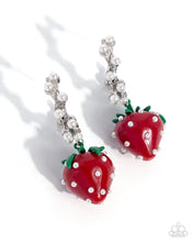 Load image into Gallery viewer, Strawberry Picnic - Red Hoop earring APRIL 2026 LOP G053
