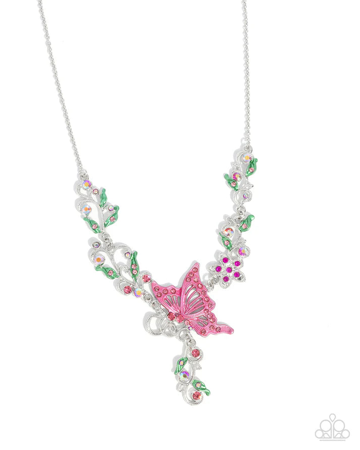 Valuable Vineyard - Pink necklace A002
