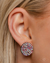 Load image into Gallery viewer, Radiant Ripples - Pink post earring PINK DIAMOND EXCLUSIVE C008

